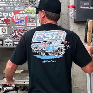 FSM (Finnegan Speed and Marine) Tee Shirt Black L NWT IN PACKAGE